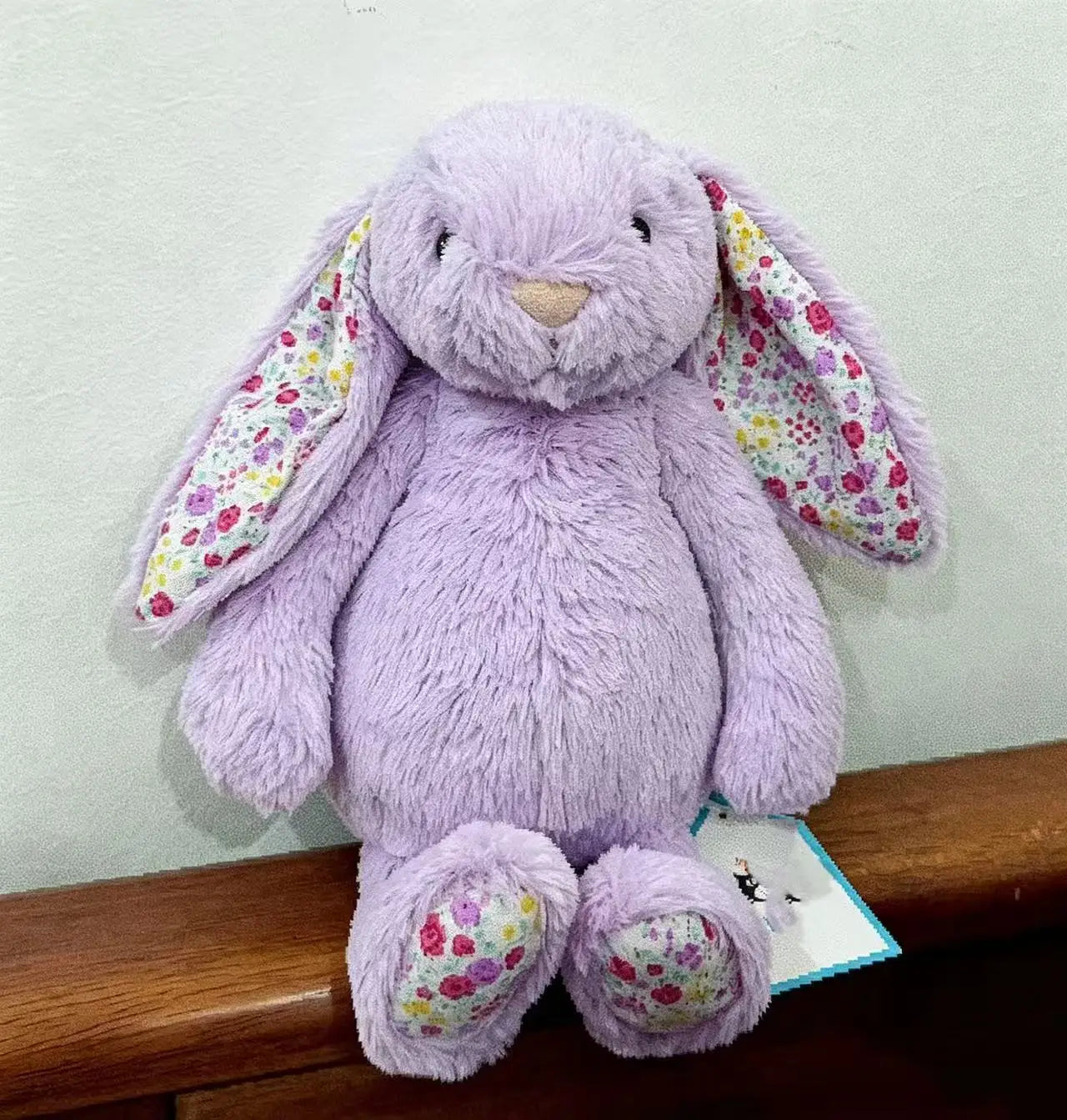 30cm Jellycat Cute Long Ears Rabbit Plush Toy Very Soft White Pink Bunny Doll Sleeping Plushies Home Decor Xmas Gifts Girl