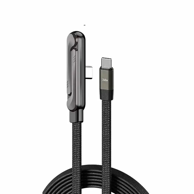 Sideways Phone Charger,Invisible Stand Charging Cable,Built In Phone Stand Charging Cord with Folding Phone Stand 2-in-1 Holder